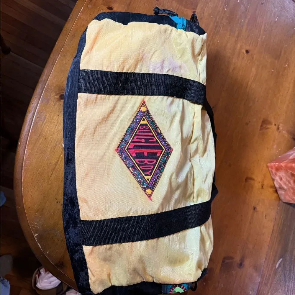 Vintage Bugle Boy Two Tone Duffle Bag